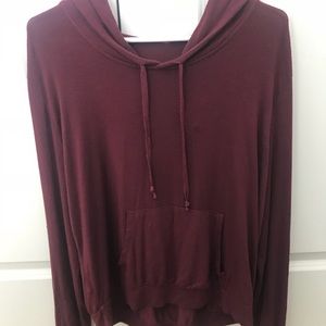 Maroon hoodie